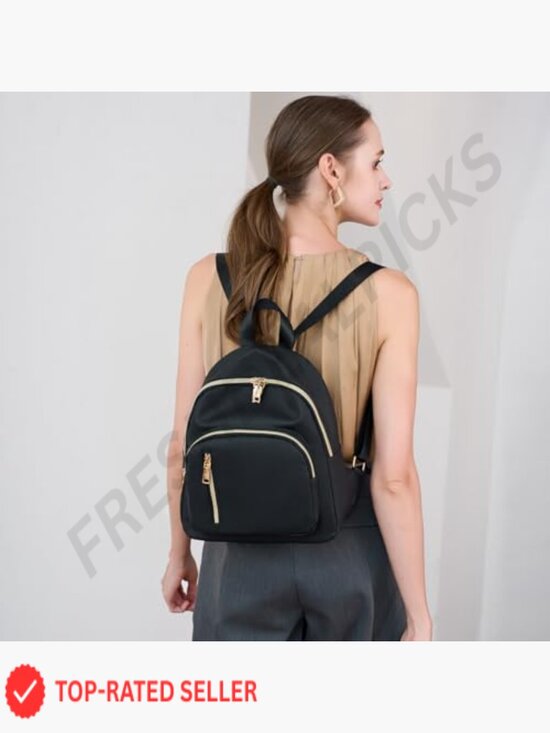 Mini Backpack Purse Nylon Water Resistant Daypack Casual College Bag main image 4